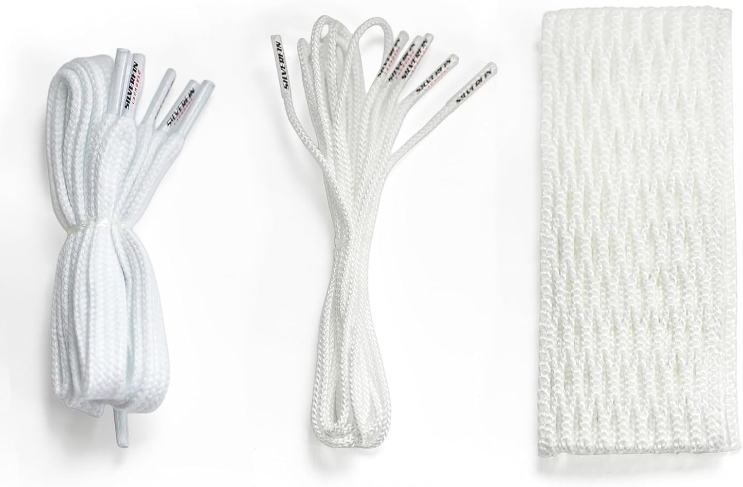 Silverfin Lacrosse Stringing Kit | White