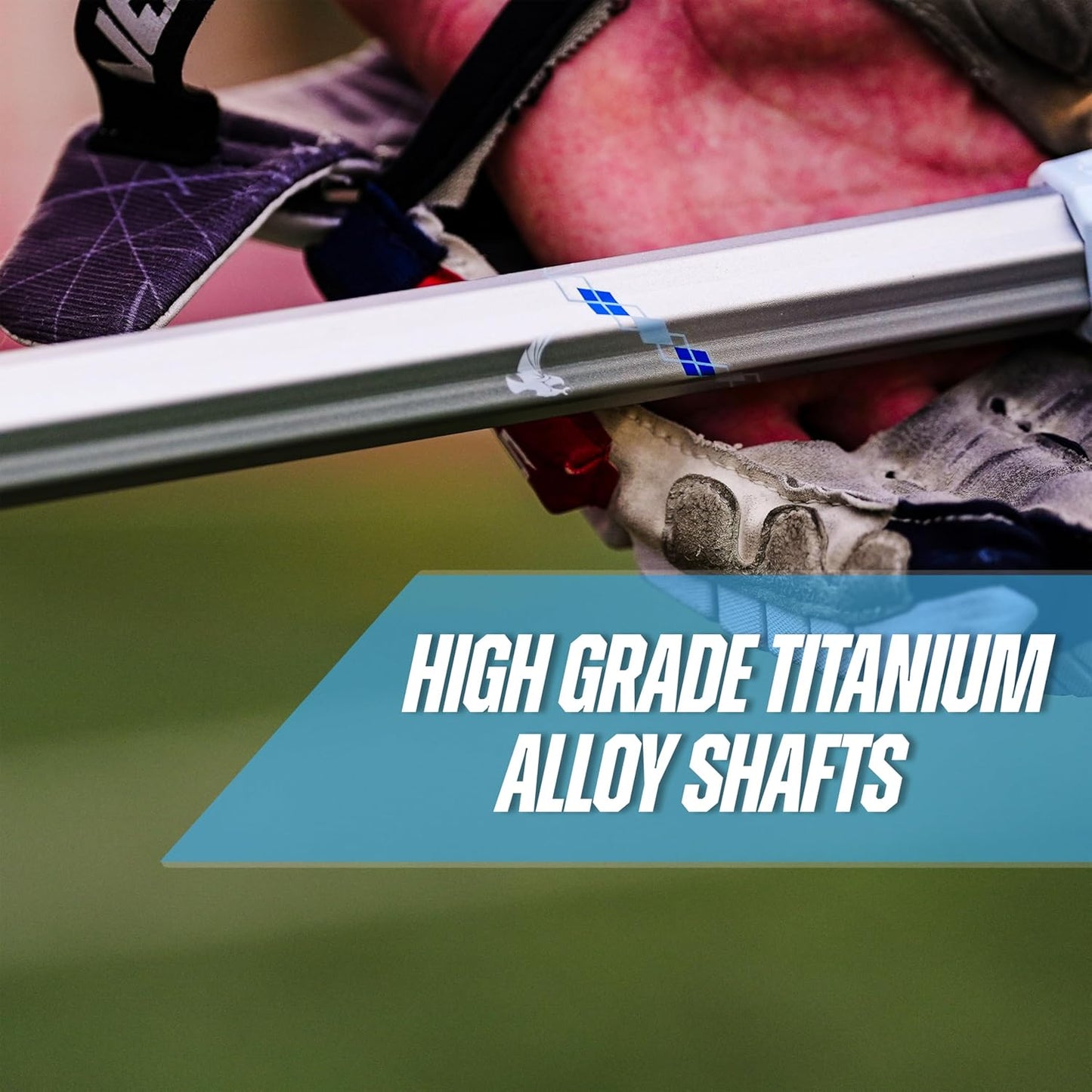 Silverfin Sc-Ti Lacrosse Shaft 30" | Blue