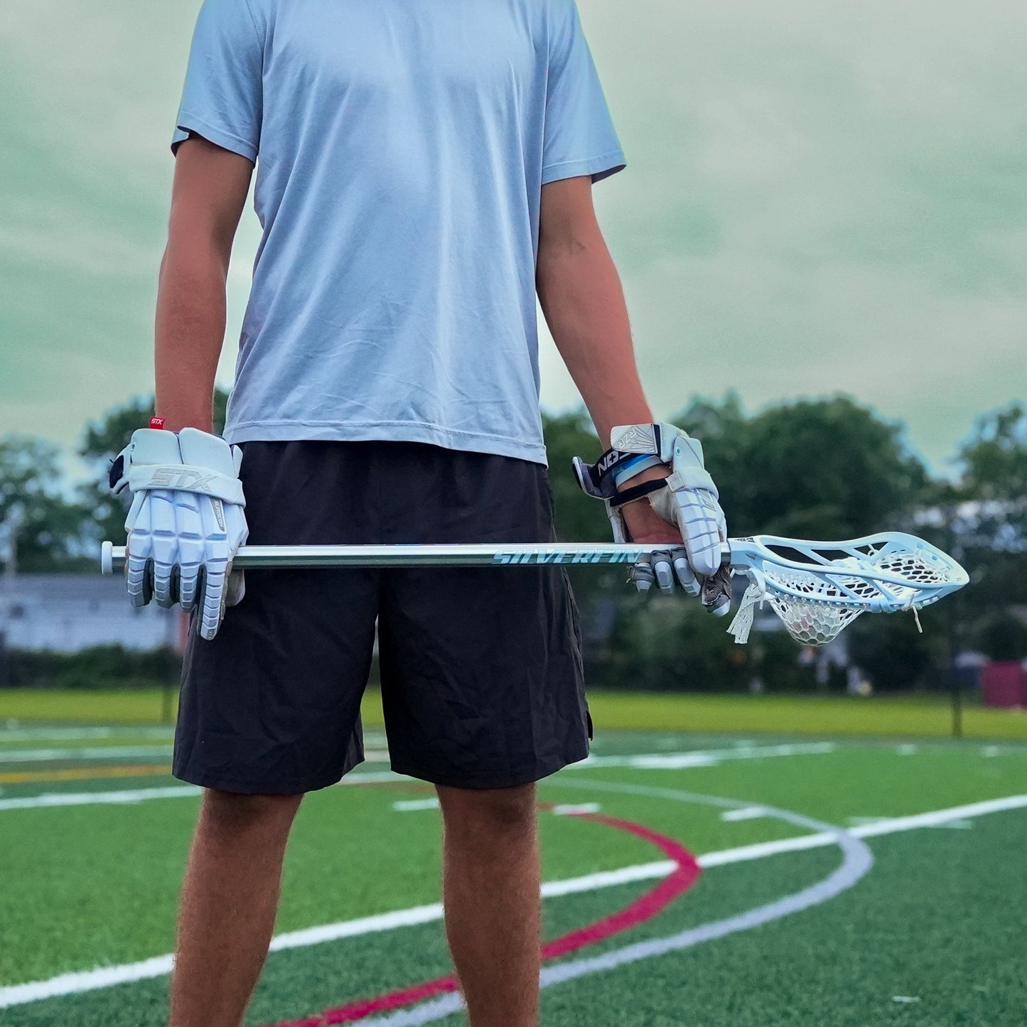 Silverfin Mens Complete Axis 3.0 Stick with Mesh Pocket | White – New for 2026-2027!