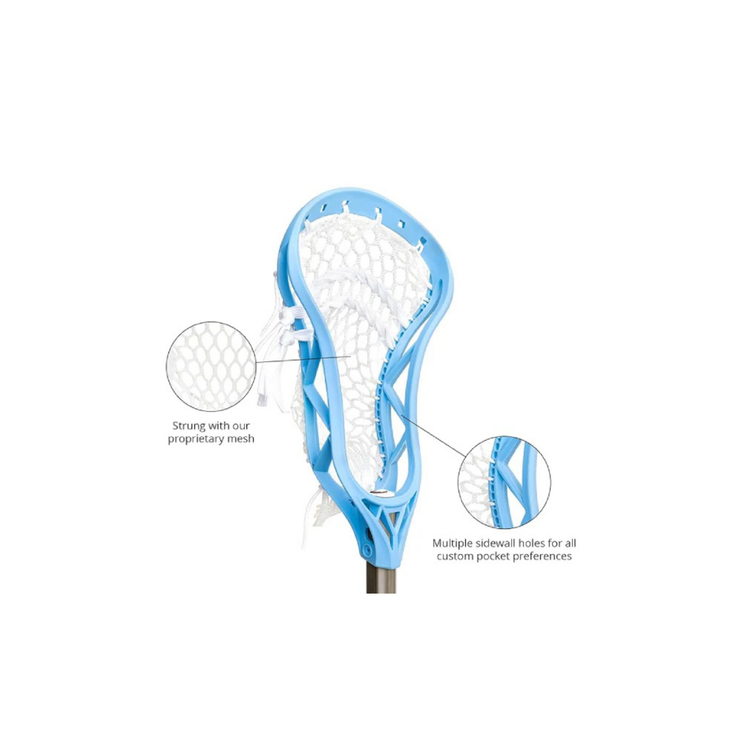 Silverfin Lacrosse Camber Head | Blue