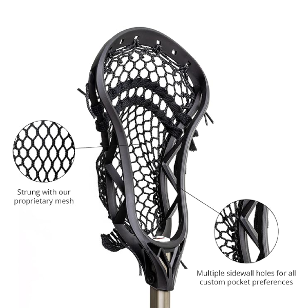 Silverfin Lacrosse Camber Head | Black