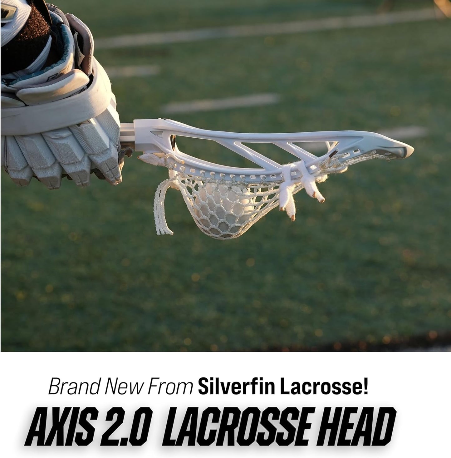 Silverfin Mens Complete Axis 2.0 Stick with Mesh Pocket | White