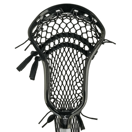 Silverfin Axis 3.0 Lacrosse Strung Head | Black