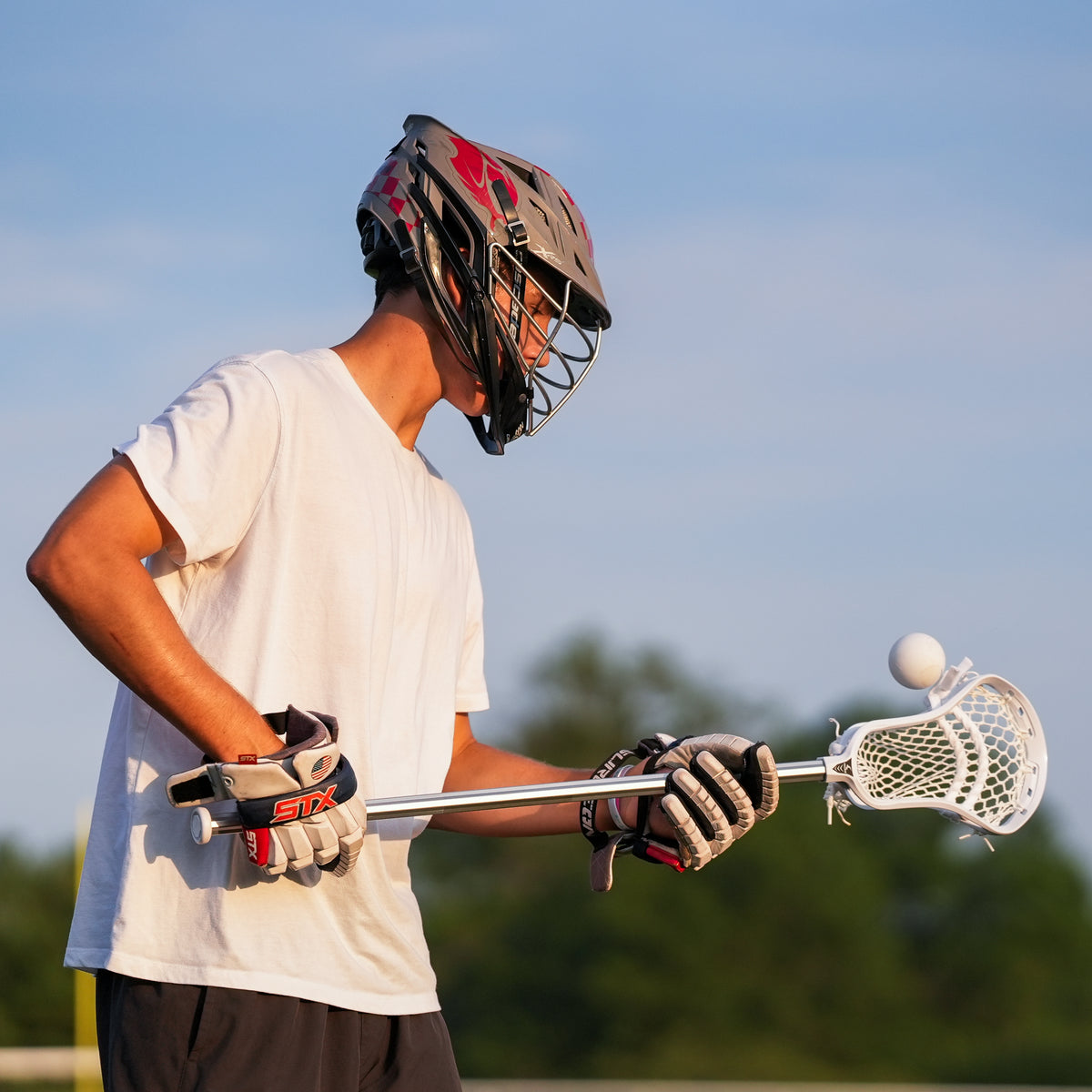 Silverfin Mens Complete Axis 3.0 Stick with Mesh Pocket | White