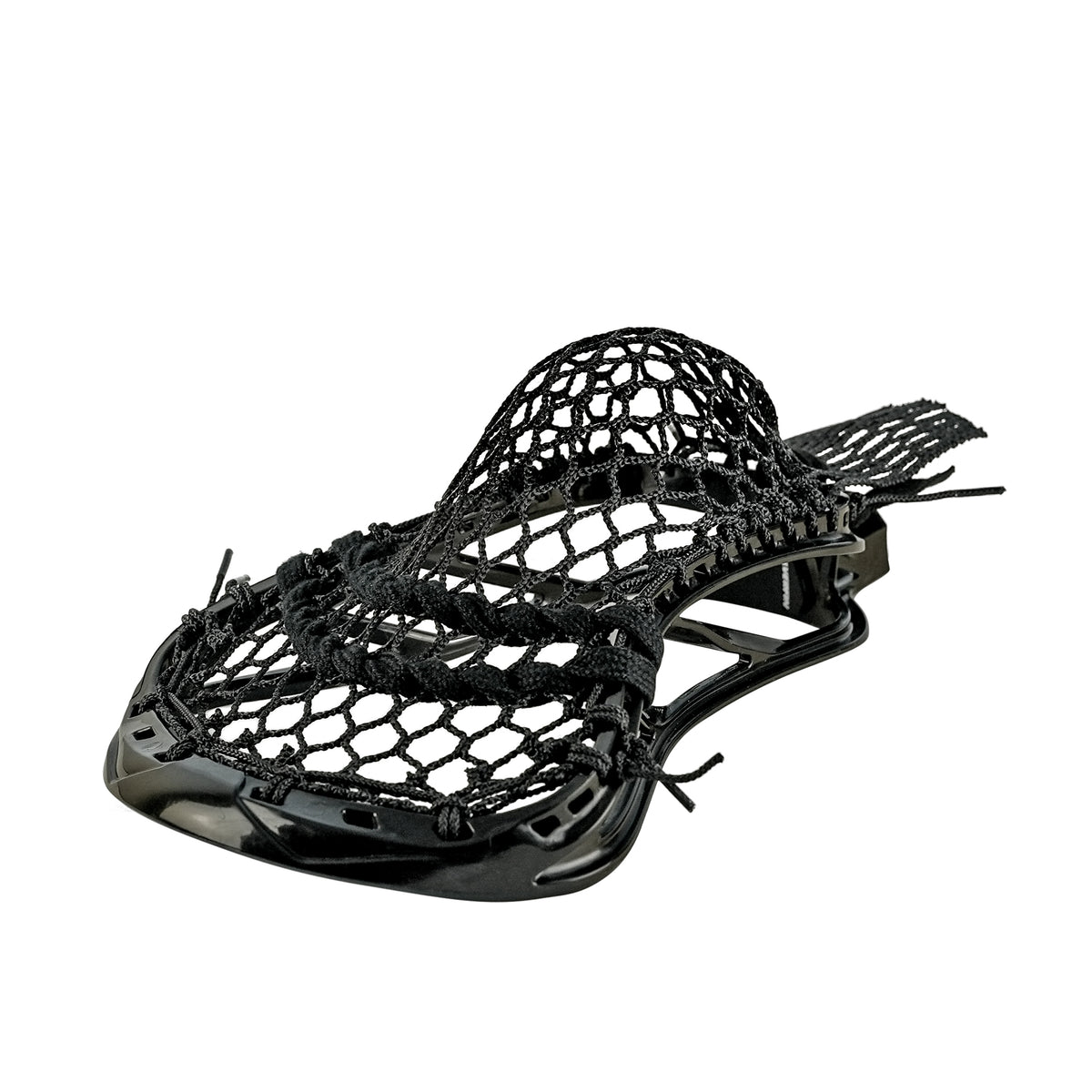 Silverfin Axis 3.0 Lacrosse Strung Head | Black