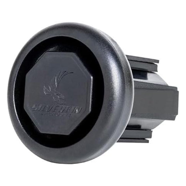 Silverfin Lacrosse End Cap Black