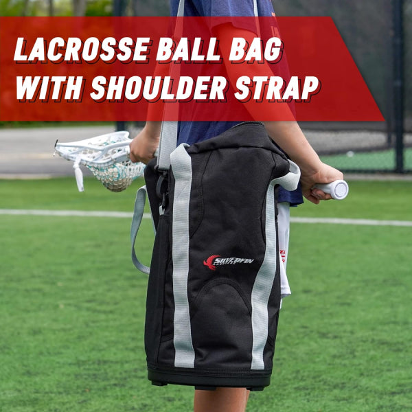 Lacrosse Ball Bag With Shoulder Strap 19x12 Inch