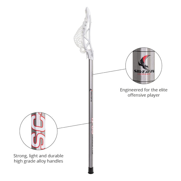 Silverfin Sc-Ti Lacrosse Shaft 30" | Basic