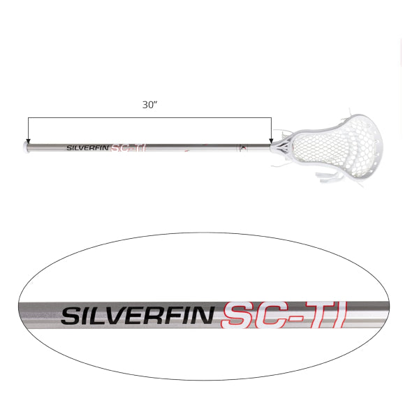 Silverfin Sc-Ti Lacrosse Shaft 30" | Basic