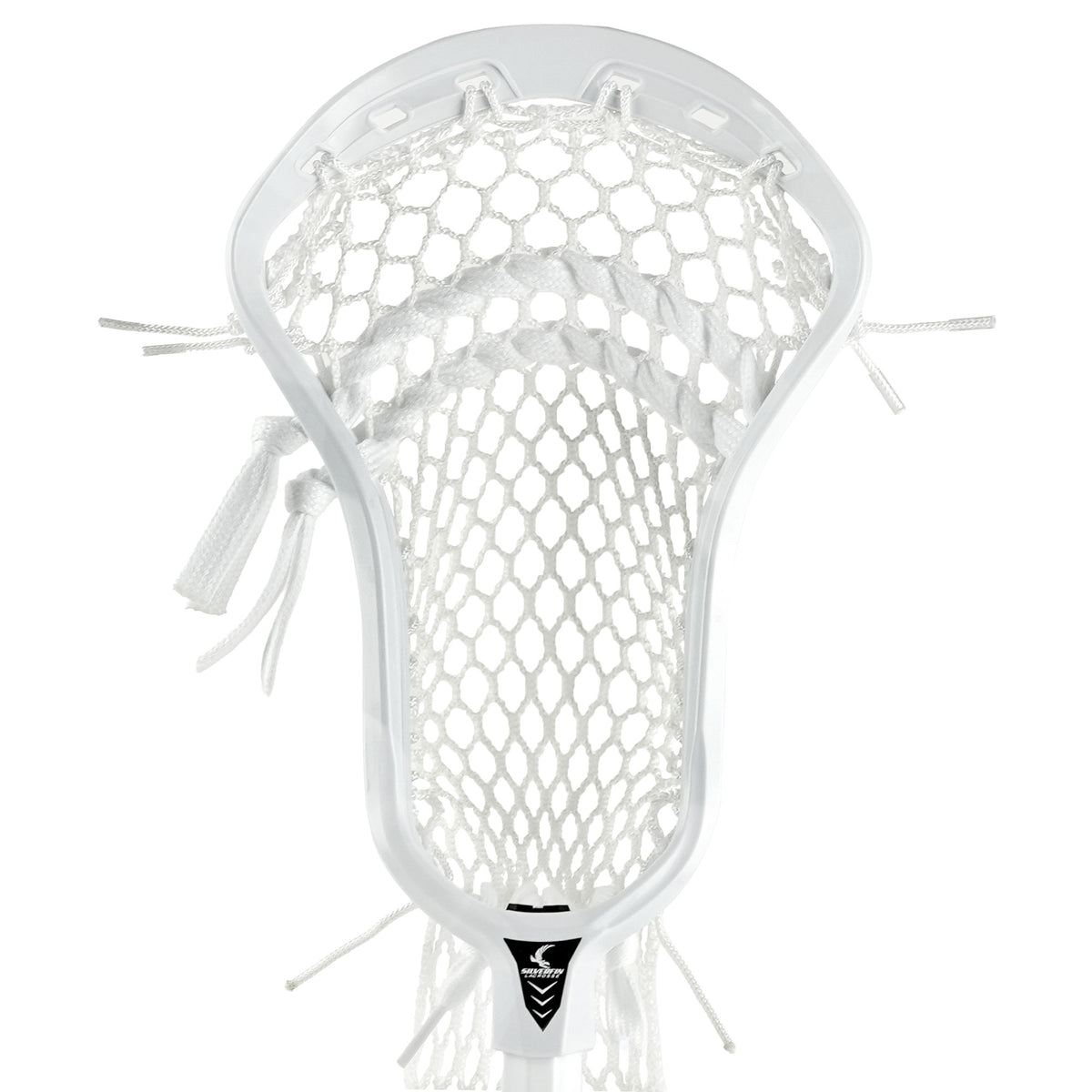 Silverfin Axis 3.0 Lacrosse Strung Head | White