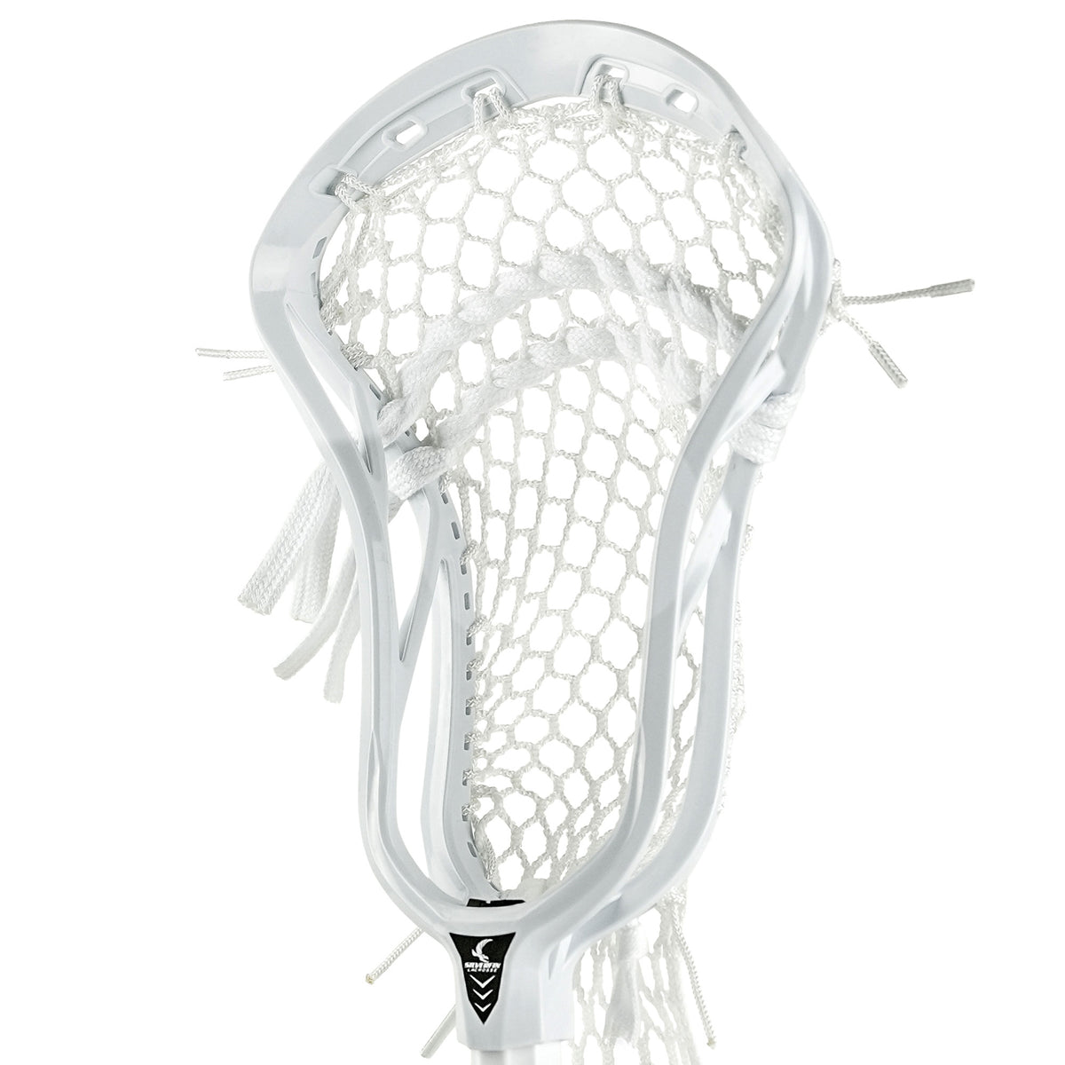 Silverfin Axis 3.0 Lacrosse Strung Head | White