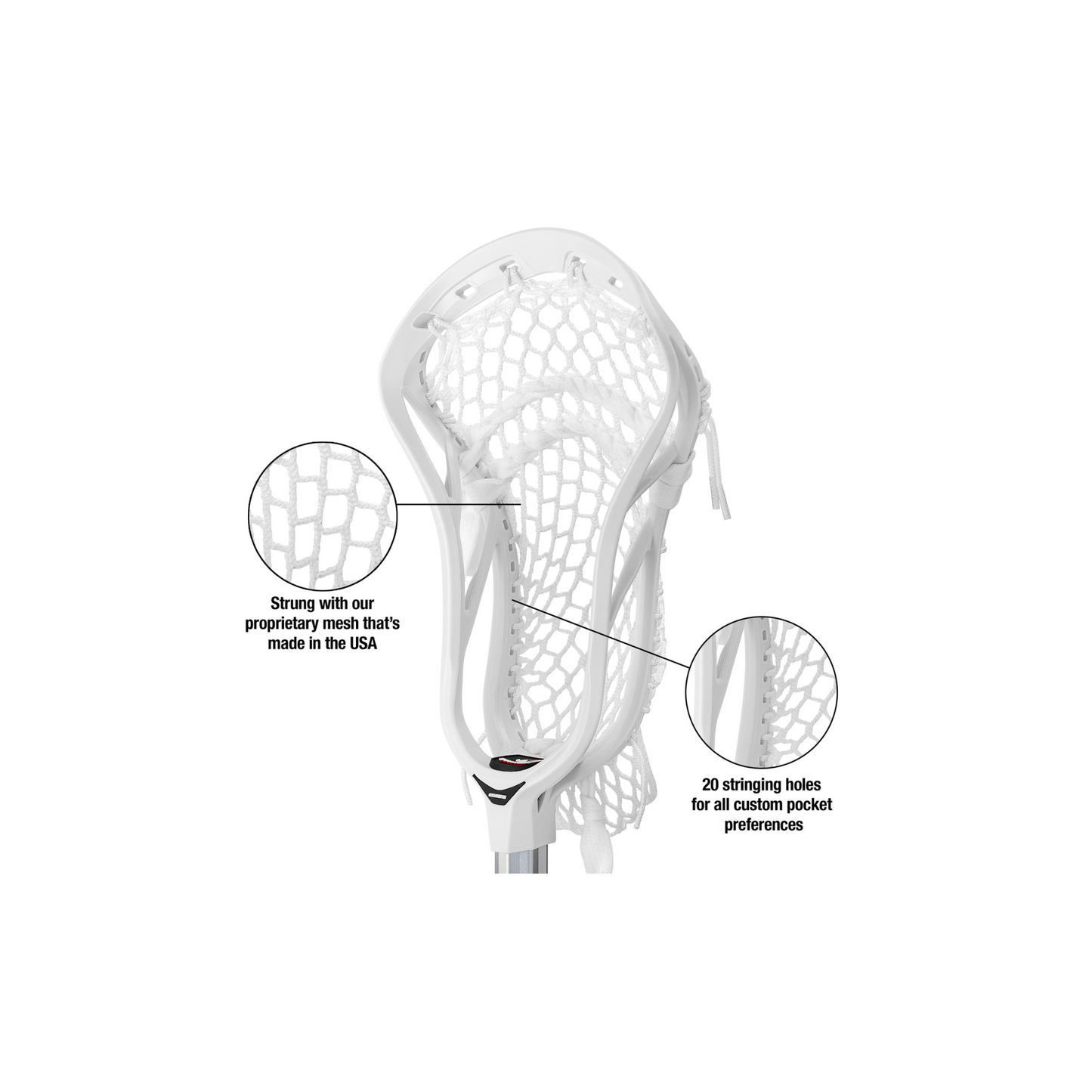 Silverfin Mens Complete Axis 2.0 Stick with Mesh Pocket | White