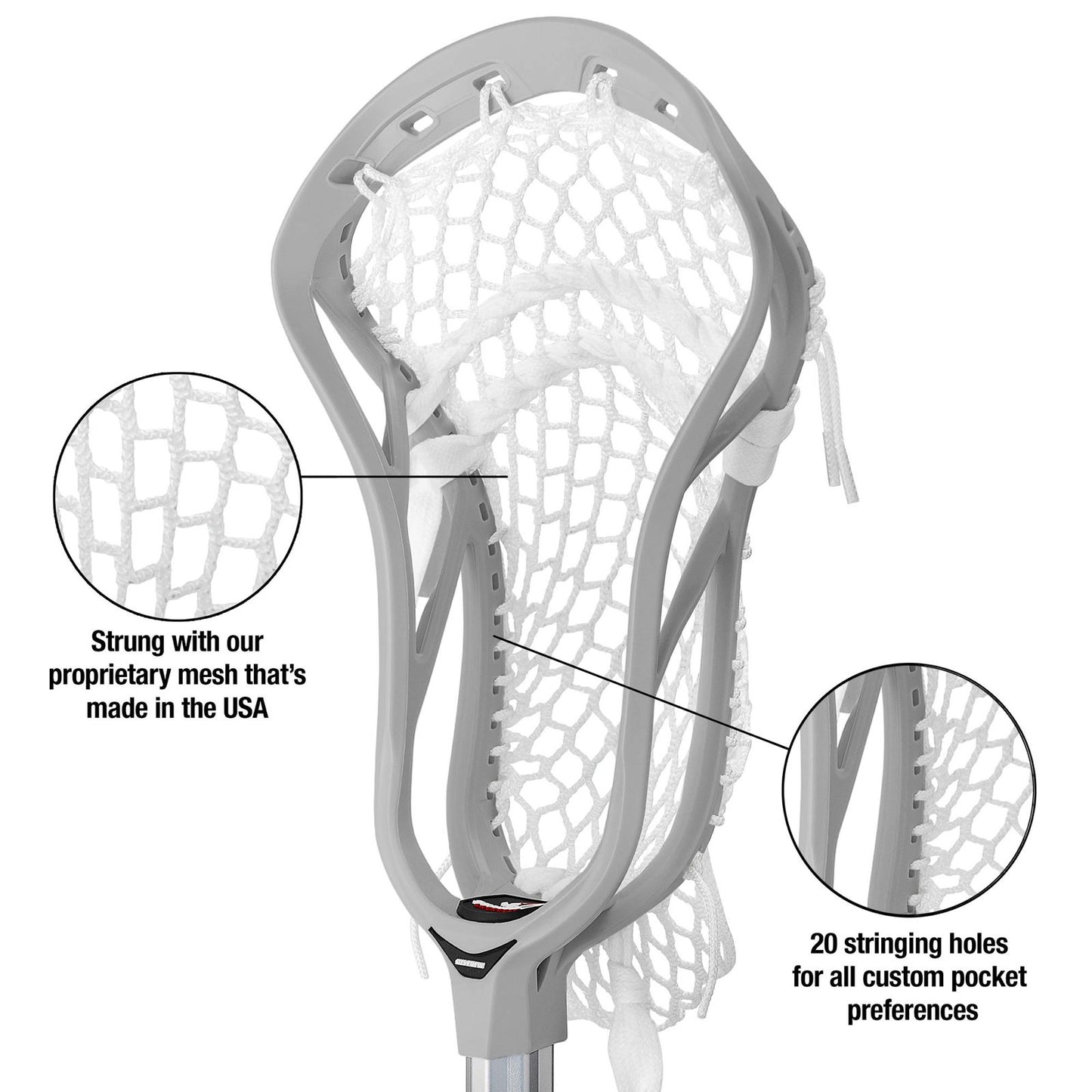 Silverfin Mens Complete Camber Stick with Mesh Pocket | White