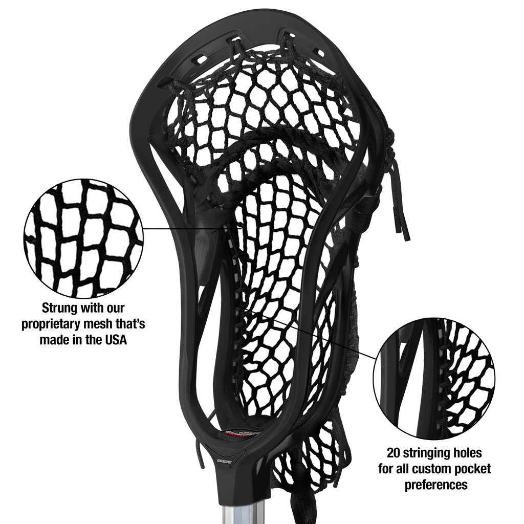 Silverfin Mens Complete Camber Stick with Mesh Pocket | Black
