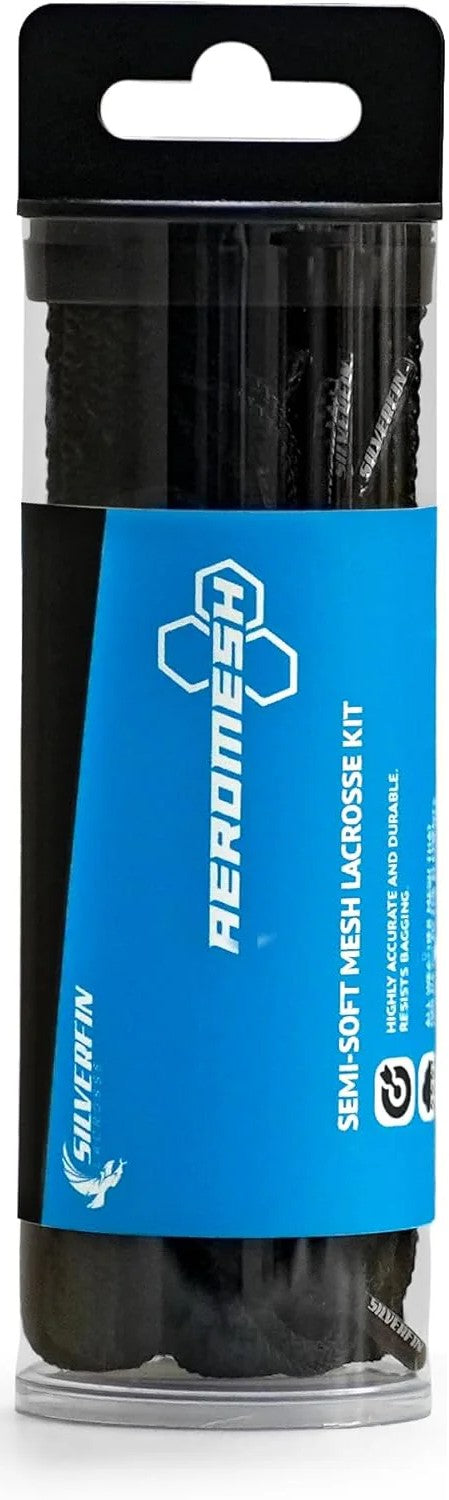 Silverfin Lacrosse Stringing Kit | Black