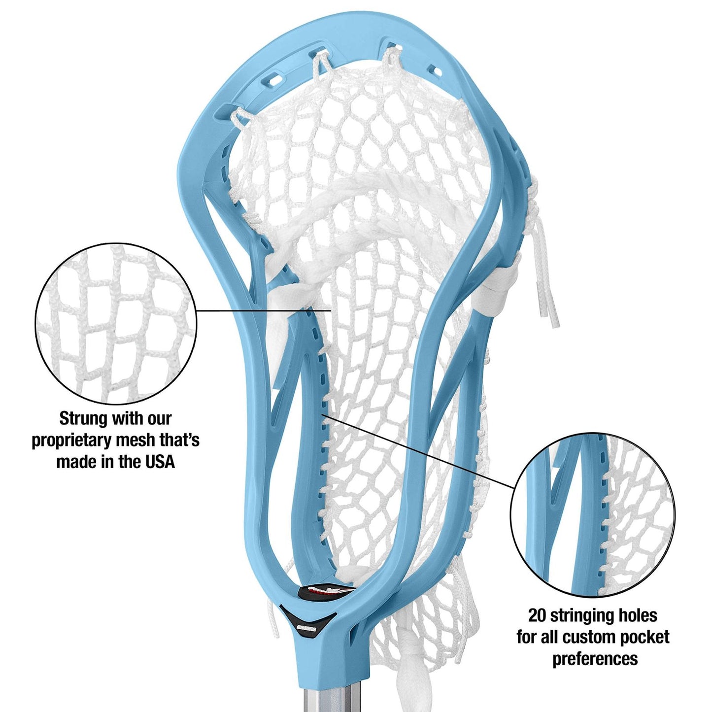Silverfin Mens Complete Camber Stick with Mesh Pocket | Light Blue