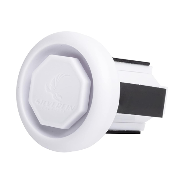 Silverfin Lacrosse End Cap White